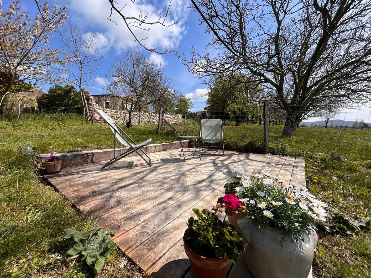 Villa Tiny House dans jardin privé à la campagne Montmeyran Exterior foto